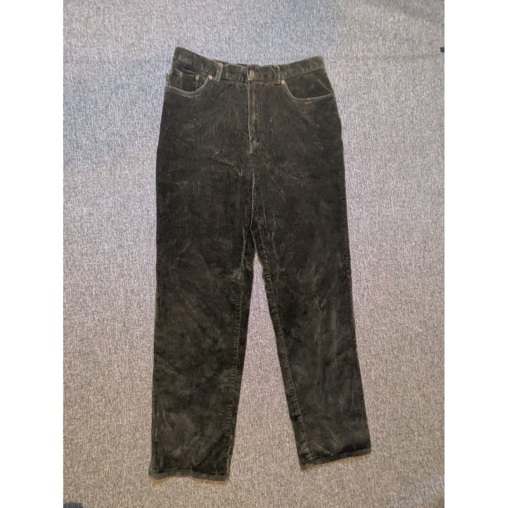 Vintage Polo Ralph Lauren Women's Pants Sz 12 Algodon Cotton Dark Green Jean Co